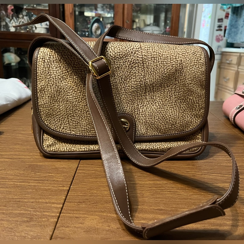 Borbonese Redwall Handbag Includes Certificate Of… - image 1